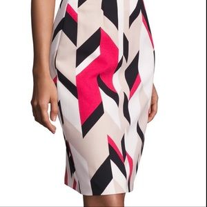 BOSS Hugo Boss Geometric Pencil Skirt